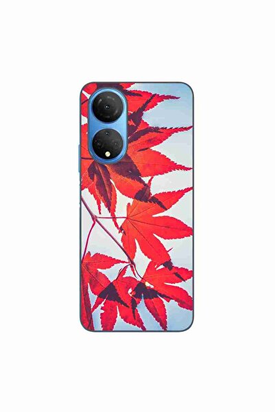 OEM Husa compatibila cu Honor X7 Silicon Gel Tpu Model Frunze de toamna