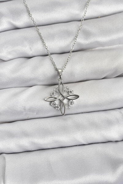 Generic Brand 316L Steel Chain Silver Color Infinity Model Zircon Stone Women...