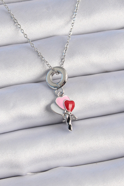 northcity n 316L Steel Silver Color Heart Figure Charm Women's Necklace 5886