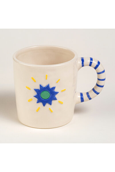 Zsa Zsa Zsu Sımıng Stoneware Kupa 12.1x8.5x8.9 Cm Mavi