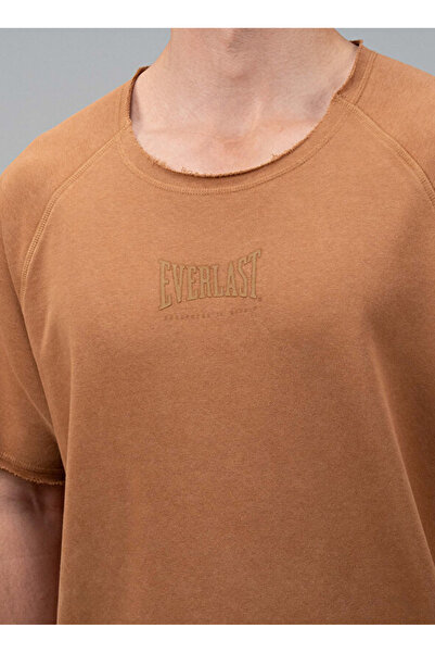 EVERLAST TM0164 430-Boxing Heritage Oversize Sarı Bisiklet Yaka Düz Erkek T-S...