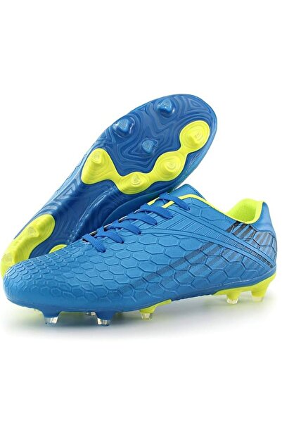 Hawkwell High-top football boots with studs, NAVY BLUE, size 41