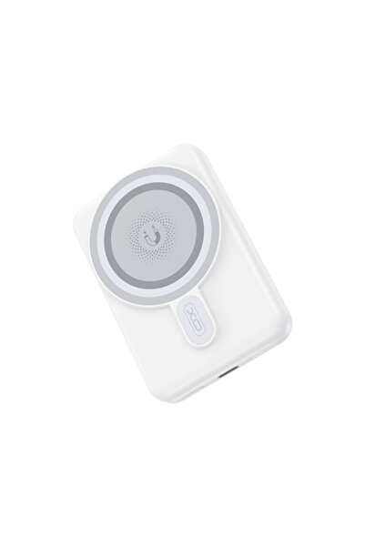 XO Design Baterie externă wireless PR264, 10000mAh, 20W, PD + QI, 1 x USB-C, Alb
