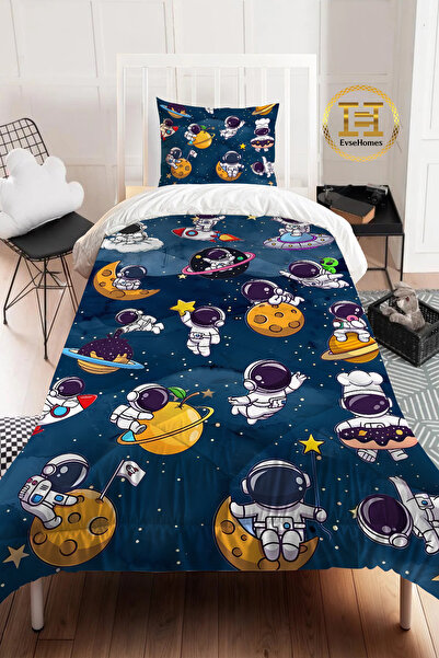 EVSEHOMES Space Astronaut Quilt Sleeping Set (Quilt - Pillowcase)