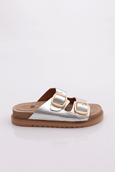 Mammamia D25Yt-1445 Women's Leather Slippers