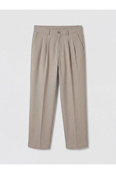 LC Waikiki New Season from Güli̇s Gi̇yi̇m Beige Regular Fit Gabardine Men's P...