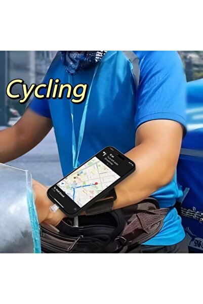 Generic Phone Armband Wristband Holder, 360 Rotation Magnetic Mount, Adjustab...
