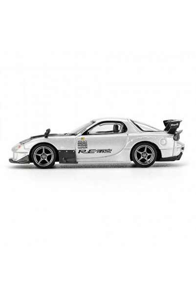NW NessiWorld 1/64 Mazda Rx-7 Re-Amemiya Silver Metallic