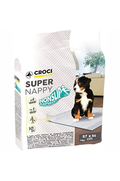 Croci Super Nappy No Slip Επιδαπέδια Πάνα Σκύλου 57×84 10τμχ