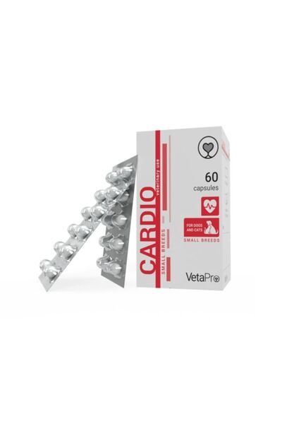 Vetapro Cardio Small Breeds Συμπλήρωμα Καρδιάς για Μικρόσωμους Σκύλους & Γάτε...