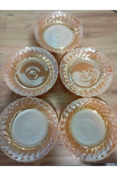 Anchor Hockings vintage yemek tabağı 5 adet