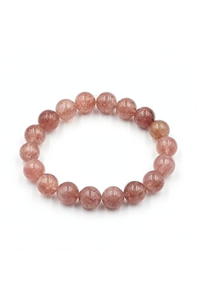 Zodyak Doğal Taş Natural Healing Stone Bracelet |   Strawberry Quartz Natural...