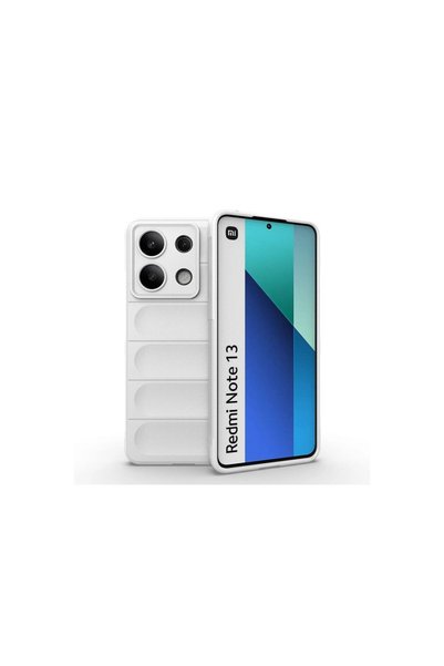 Mestore حافظة هاتف Xiaomi Redmi Note 13 4g من السيليكون الأفضل - كريمي