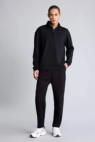 DeFacto E9779Axbk81 Black Standard Fit Standard Leg Modal Jogger