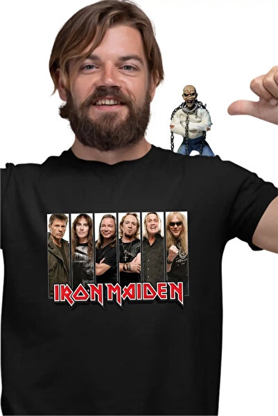 OEM Iron Maiden All Gang Heavy Metal Men's T-Shirt