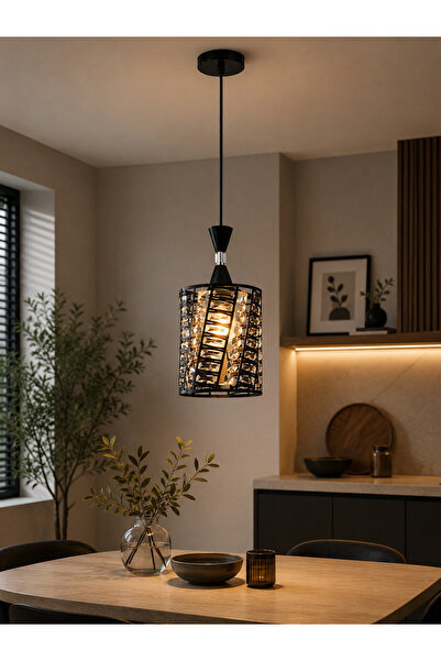 N.zone Modern Crystal Triple Chandelier with Luxurious Design - Height 111 cm...