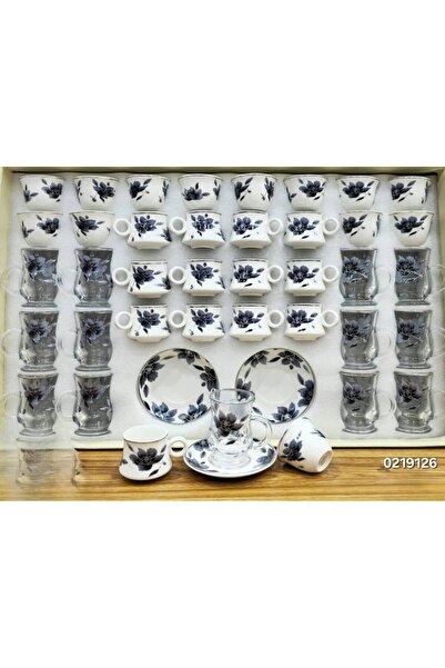 OEMS 38Pcs Complete Dinnerware Set - Coffee Cup with Handle and Tea Bowl with...
