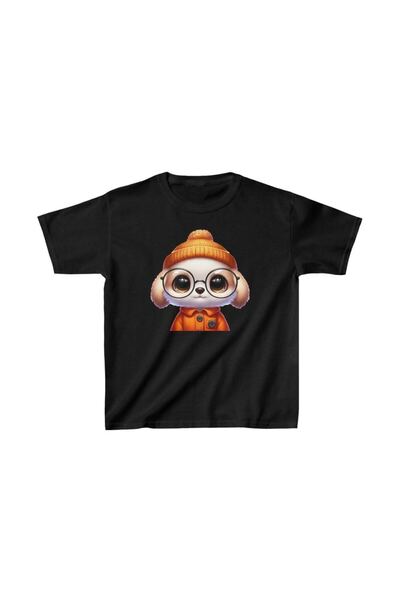 Mariposa Secret Unisex Kids Printed T-Shirt - Black