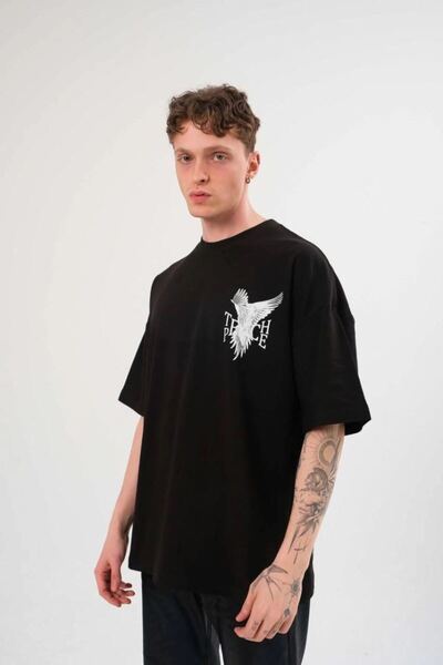 Mariposa Secret Men's Short Sleeve Summer T-Shirt Crew Neck Printed Oversize ...