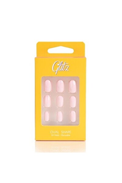 Glitz اظافر صناعية شكل بيبي بينك من جليتز - 24