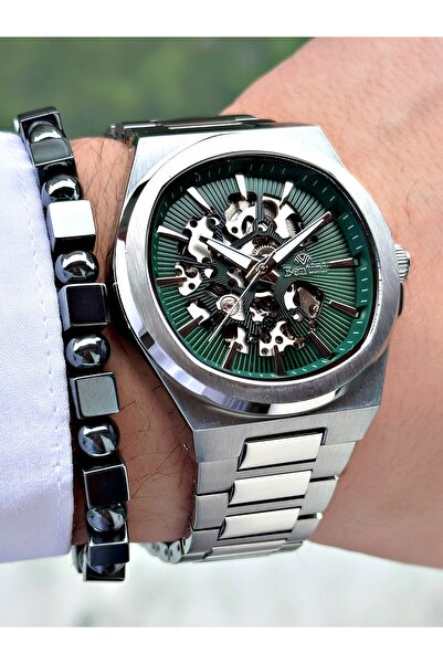 Bentini Men's Automatic Steel Wristwatch Waterproof with 2-Year Warranty and ...