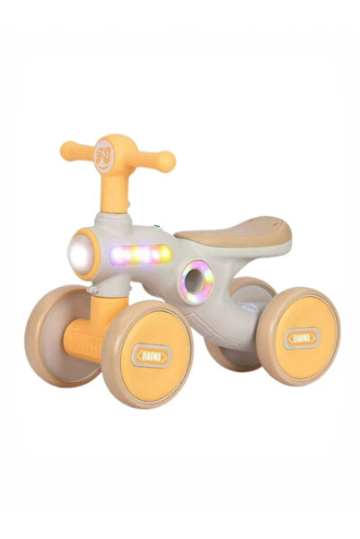 OEM Bicicletă de echilibru, fără pedale pentru copii, Ride-On cu 4 roți, lumi...