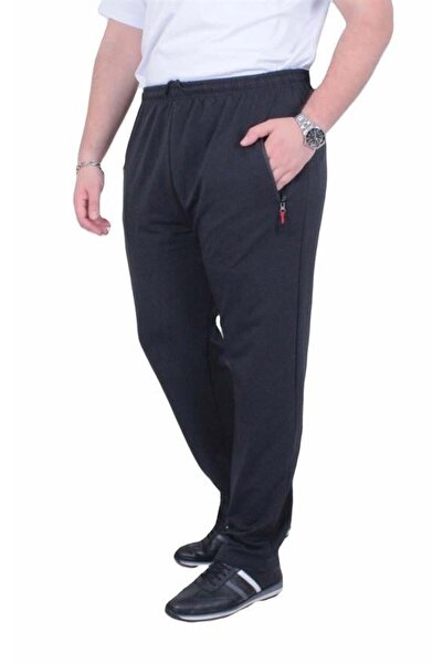 Starbattal Large Size Classic Sweatpants with Zipper Pocket 22500 Fume