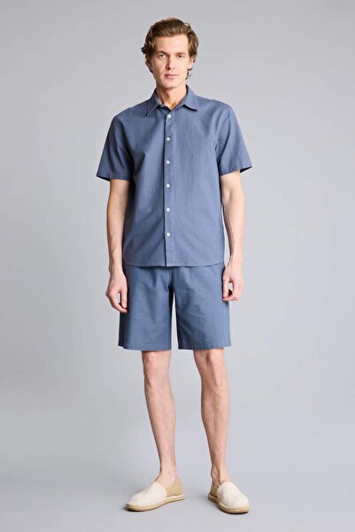 DeFacto Relax Fit Cotton Brown Bermuda Shorts C7381Ax26Sm