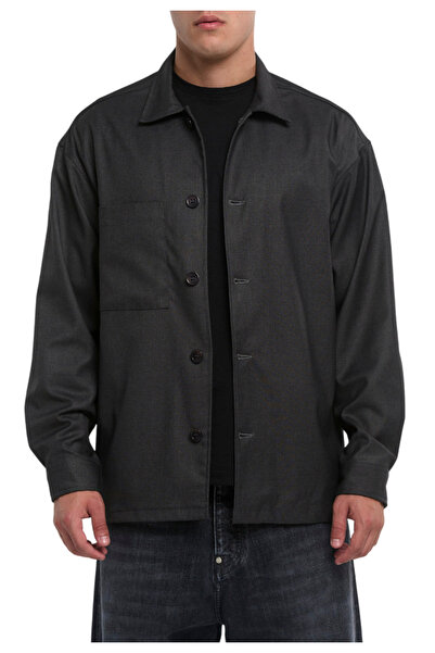 Royal Denim Division Ανδρικό Overshirt Γκρι Royal Denim KAZUNO5129-GRIGIO