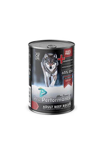 33D Ultra Premium Adult Dog Canned Food with Steak 400 Gr