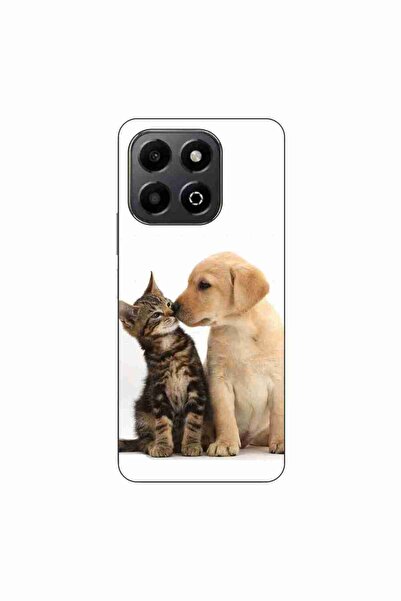 OEM Husa compatibila cu Honor X6b Silicon Gel Tpu Model Pisicuta Catelus Prie...