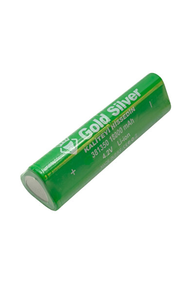 farissu Gold Silver 381350 4.2V 18000 mAh Li-ion Şarj Edilebilir Üçgen El Fen...