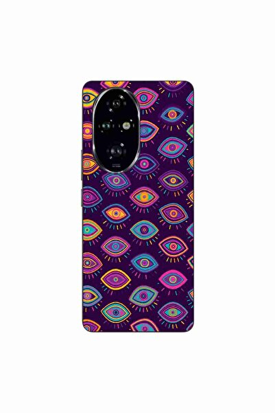 OEM Case compatible with Honor 200 Pro Silicon Gel Tpu Tribal Eyes Pattern