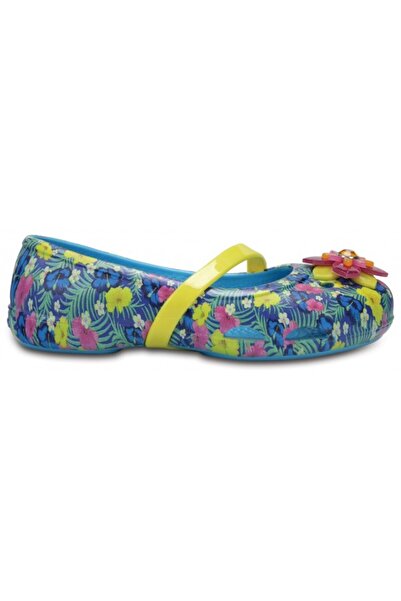 Crocs Kids' Lina Graphic Flat Ballet Flats