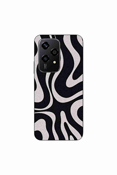 OEM Θήκη συμβατή με Honor 200 Lite Σιλικόνης Gel TPU με Μονόχρωμο Υπνωτικό Σχ...