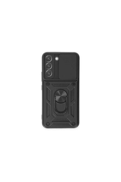 OEM Samsung Galaxy S23 Fe Case with Pars Lens Ring Silicone - Black