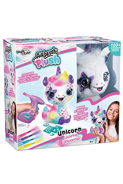 Airbrush P Jucarie de plus de colorat, Airbrush Plush, Unicorn