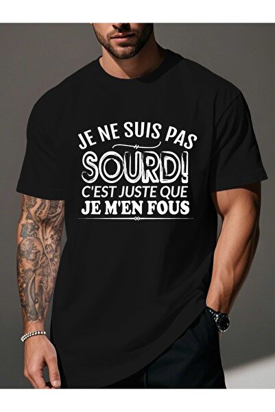 YIO YIO Fun French Quotes Wrinkled Men's T-Shirt