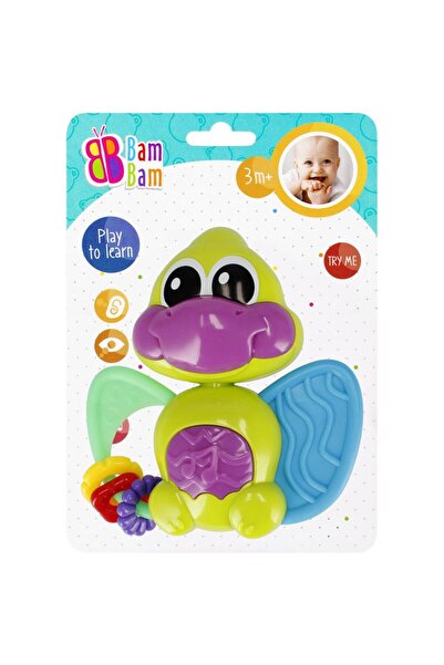 Bambam Jucarie bebelusi, BamBam, Dinozaurul muzical, Verde