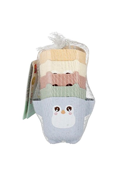 Bambam Set 5 cupe pentru baie, BamBam, Animalute colorate