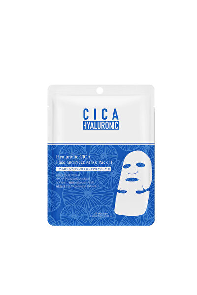 Mitomo Маска за лице и шия с хиалуронова киселина и CICA - Маска за лице и ши...