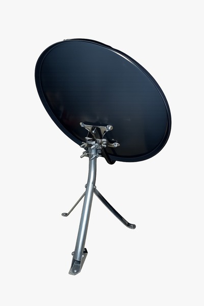Millenium 70cm Çanak Anten Siyah Dörtlü LNB 25 Metre Anten Kablosu