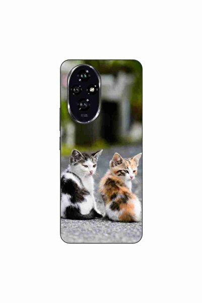 OEM Husa compatibila cu Honor 200 Silicon Gel Tpu Model Kitties
