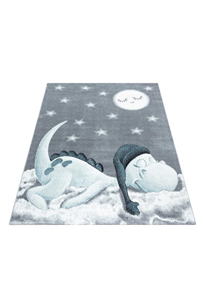 Ayyildyz Children's Rug Bambi Dino gray-blue 140 cm x 200 cm