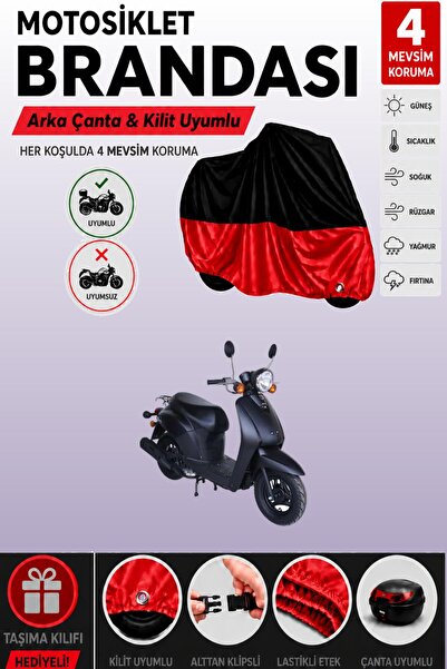 Cemku Double Black Top - Red Bottom, Rear Bag Compatible Arora Ar 50-20 Today...