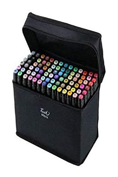 Primo 80 Colors Markers Dual Tip Art Markers for Kids & Artist with Carry Case