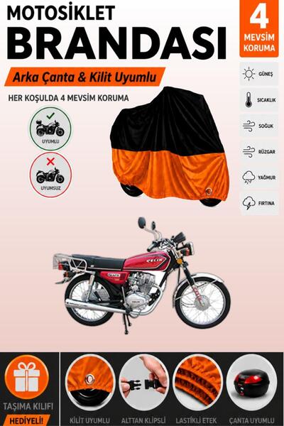 Cemku Double Black Top - Orange Bottom, Rear Bag Compatible Steel Engine Vict...
