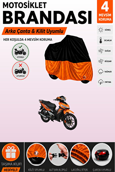 Cemku Double Black Top - Orange Bottom, Rear Bag Compatible Rks Easy Pro 50 M...