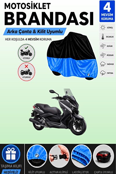 Cemku Double الجزء العلوي باللون الأسود - الجزء السفلي باللون الأزرق، غطاء خل...