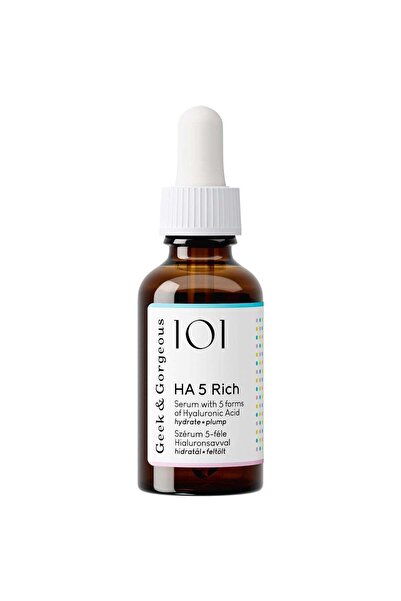 GEEK & GORGEOUS HA 5 RICH SERUM - Ser hidratant pentru piele uscată